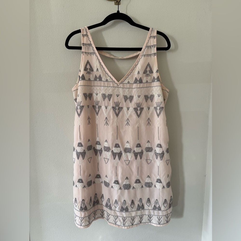 🥂Vintage Free People Beaded and Embroidered Dress